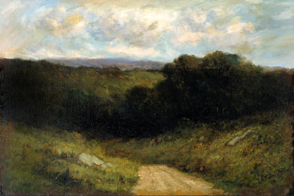 Edward Mitchell Bannister Print, The Road to the Valley — unframed