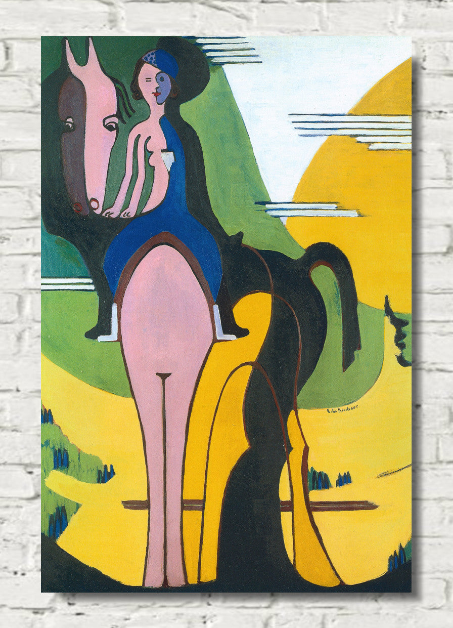 Female Rider (1931) by Ernst Ludwig Kirchner