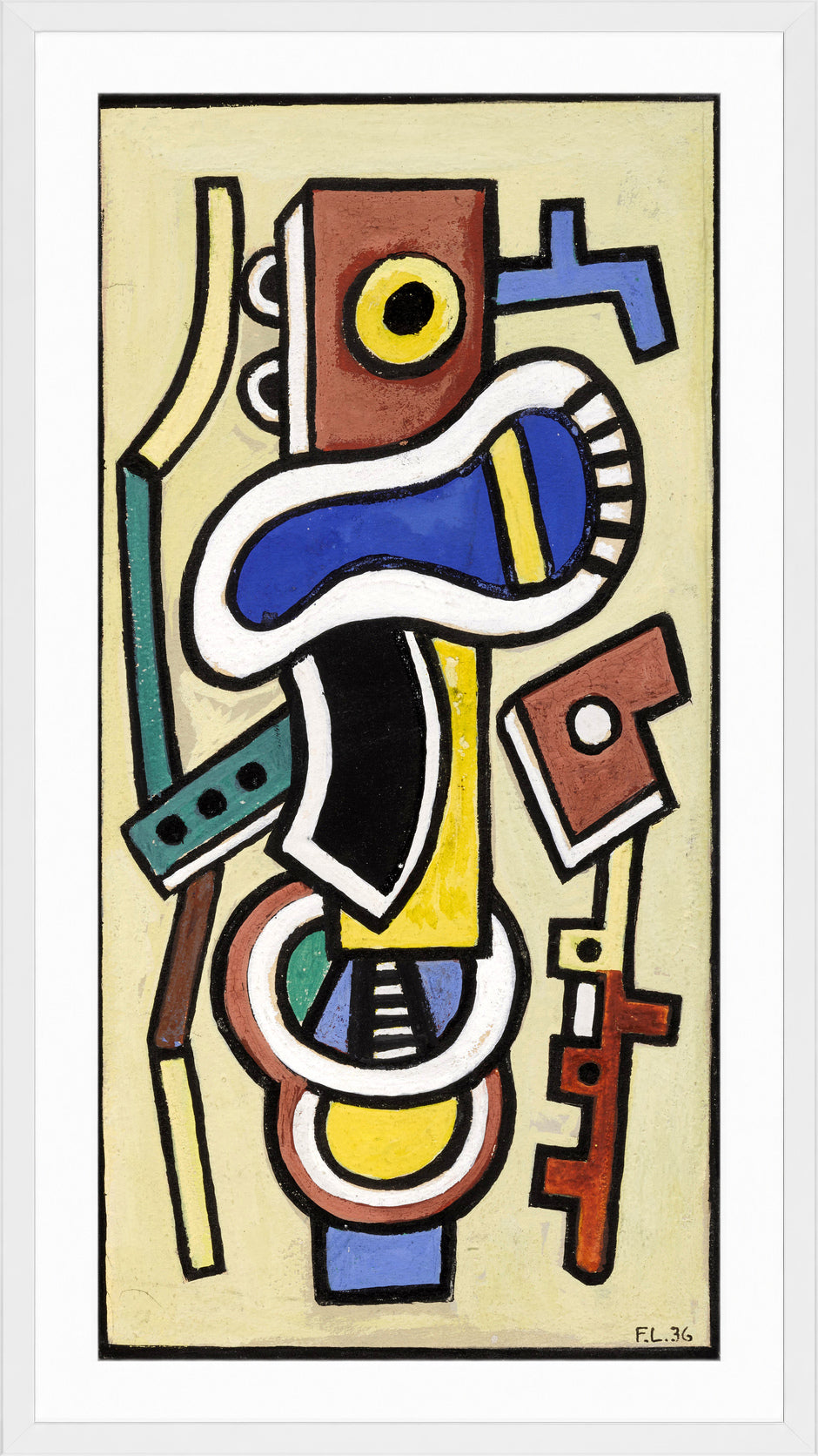 Fernand Léger, Abstraction — white frame