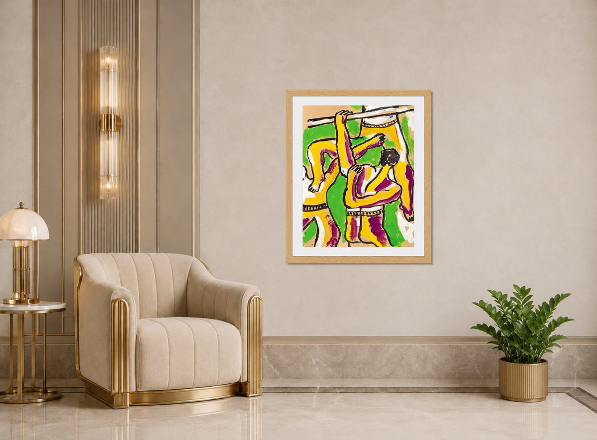 Fernand Léger, Acrobates — art deco roomset