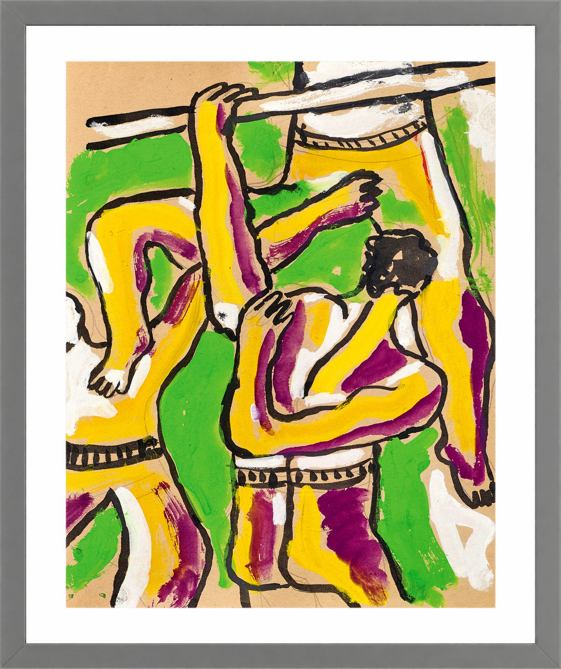 Fernand Léger, Acrobates — light grey frame