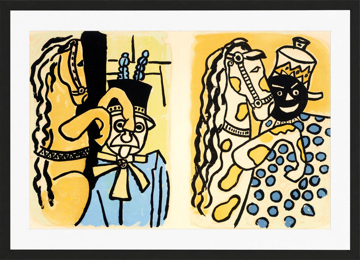 Fernand Léger, Cirque VI — black frame