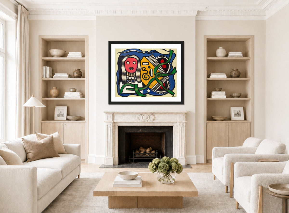 Fernand Léger, Composition à la poupée — living room roomset