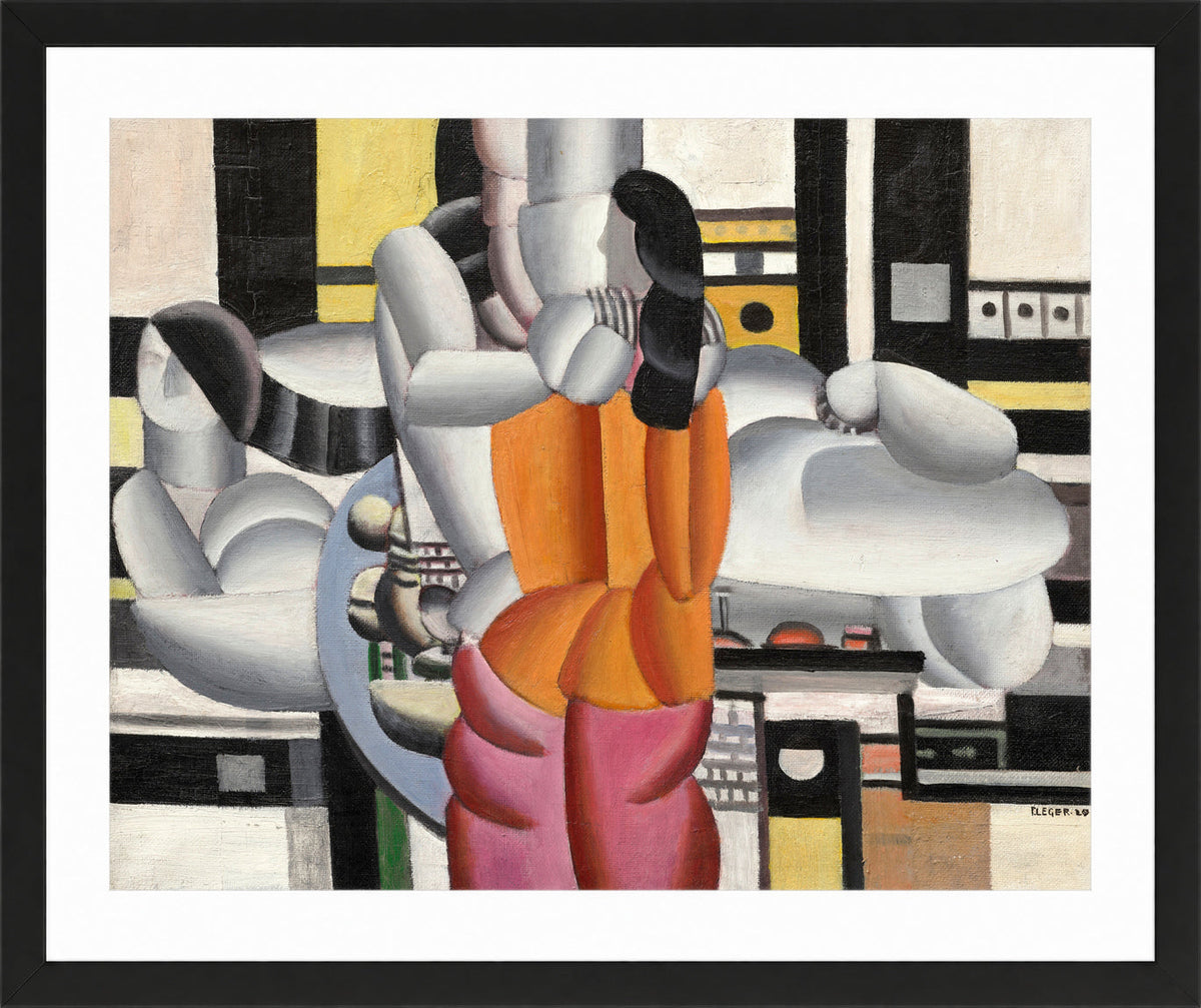 Fernand Léger, Composition avec personnages — black frame