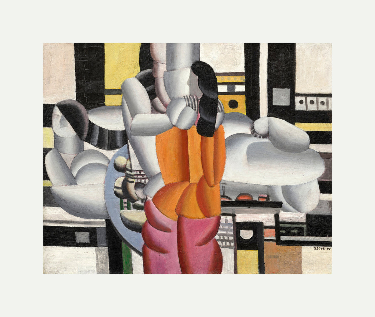 Fernand Léger, Composition avec personnages — rolled canvas