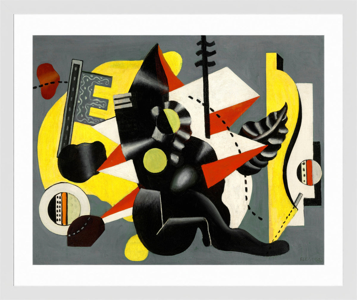 Fernand Léger, Composition (La Négresse) — white frame