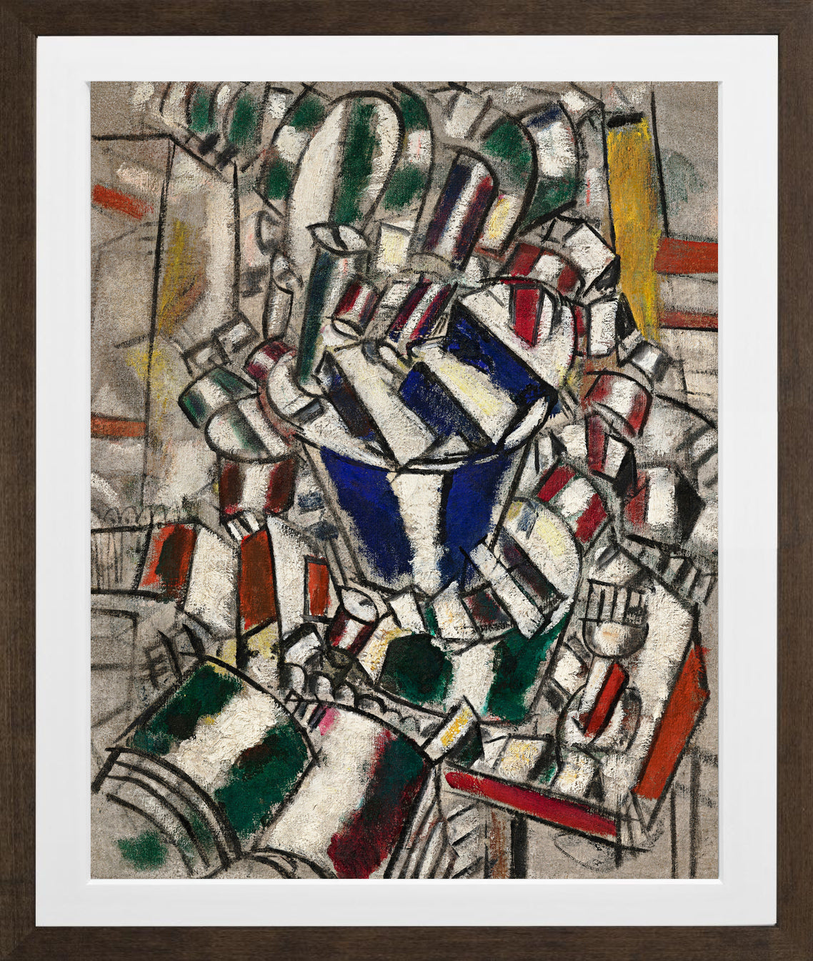 Fernand Léger, Composition (Nature morte) — brown frame