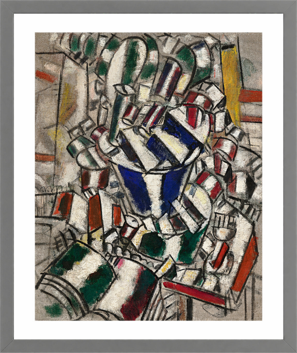 Fernand Léger, Composition (Nature morte) — light grey frame
