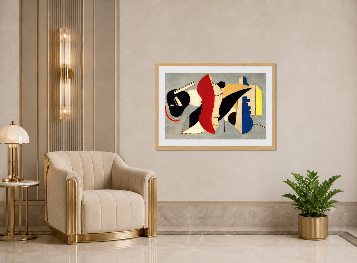 Fernand Léger, Coquillage rouge — art deco roomset