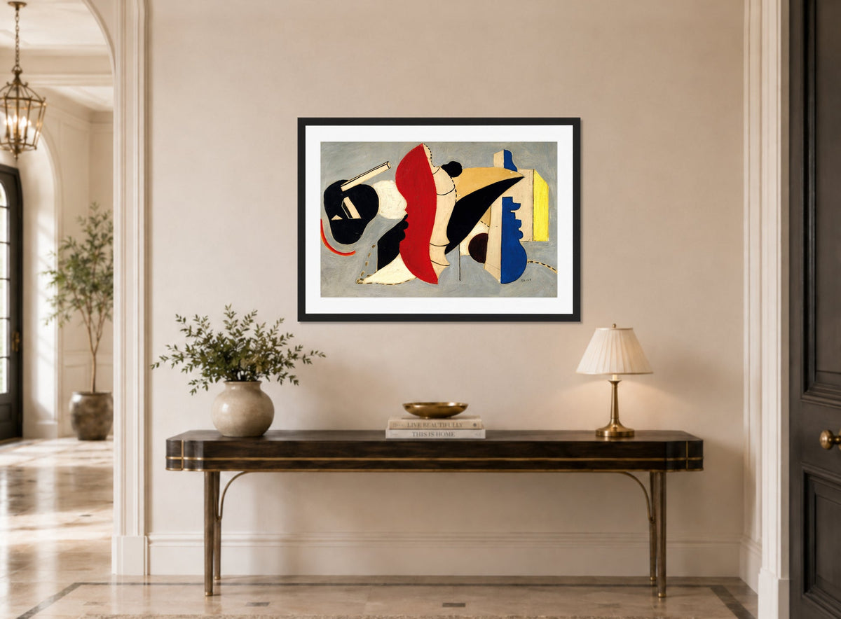 Fernand Léger, Coquillage rouge — hallway