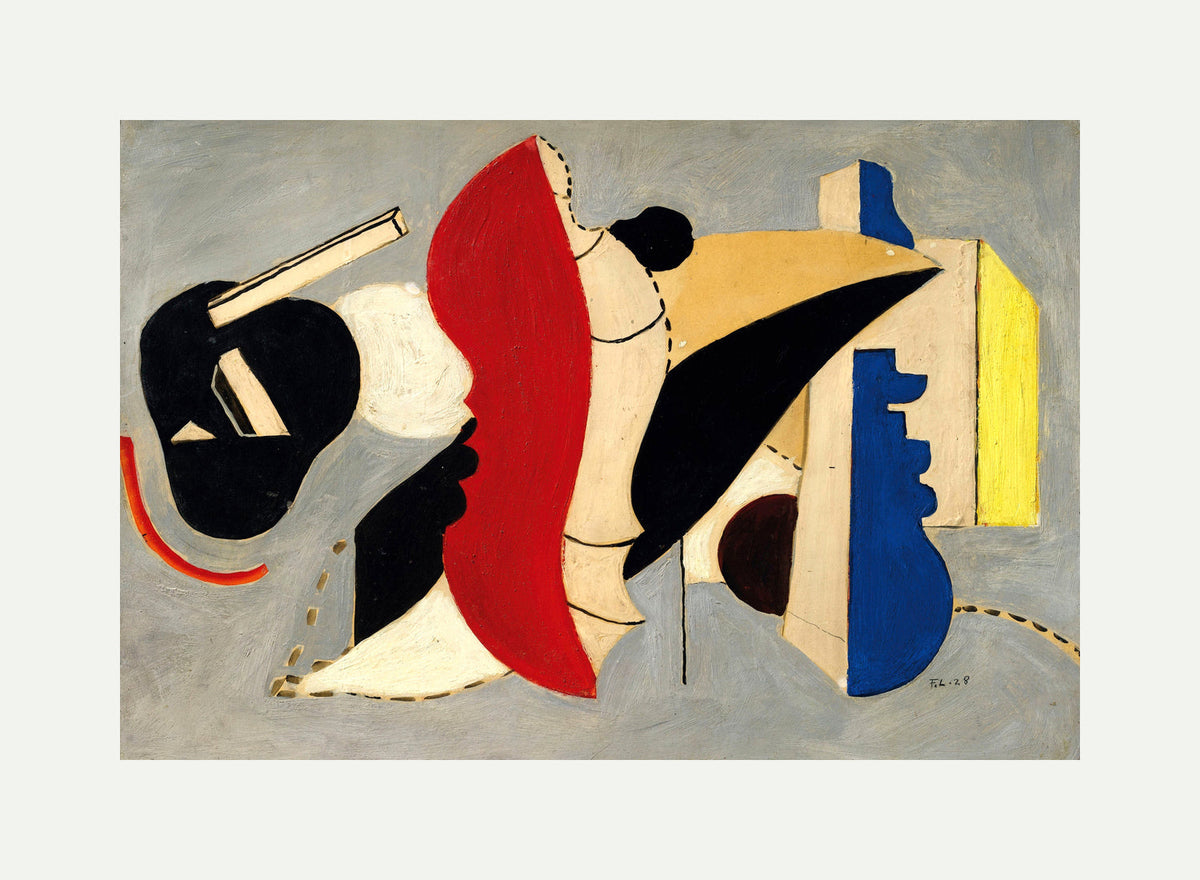 Fernand Léger, Coquillage rouge — rolled canvas