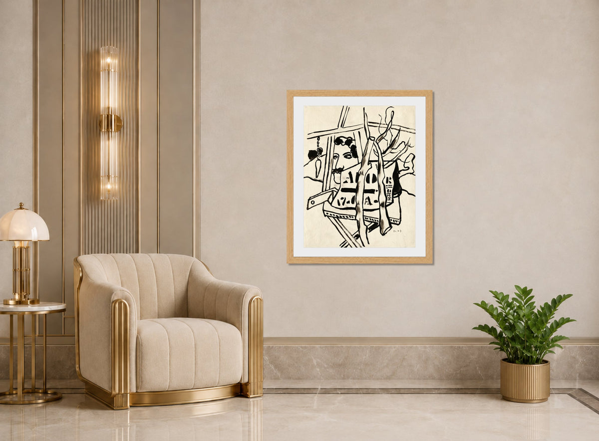 Fernand Léger, Dans le jardin — art deco roomset