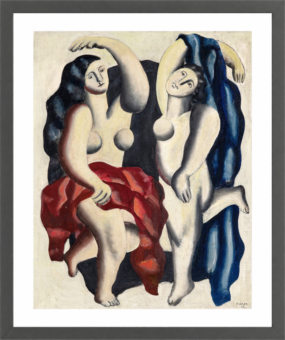 Fernand Léger, Deux danseuses — dark grey frame