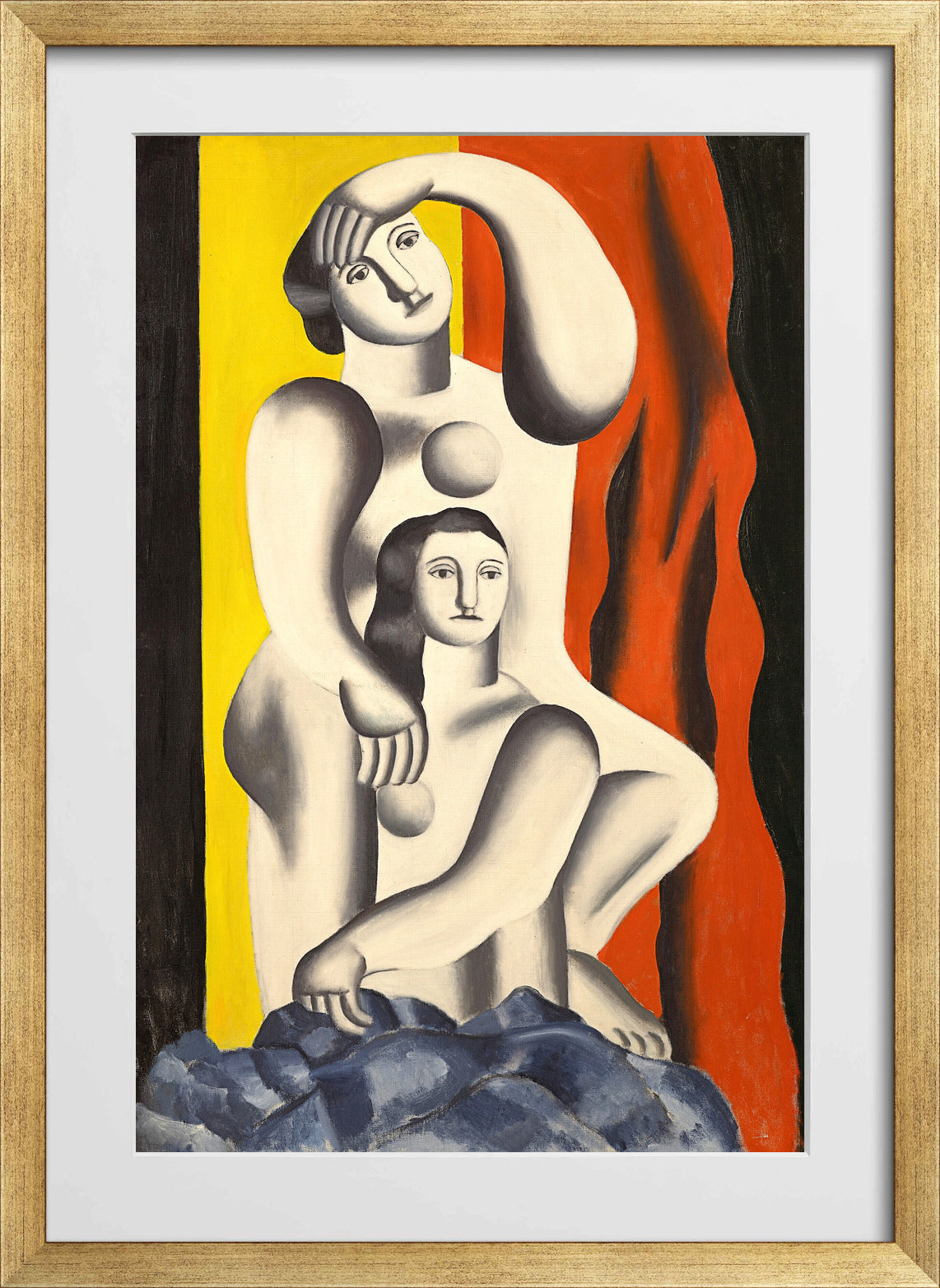 Fernand Léger, Deux femmes — gold frame