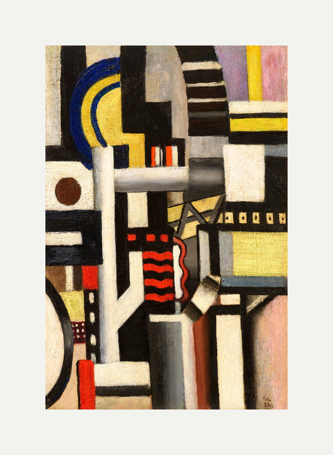 Fernand Léger, Eléments mécaniques — rolled canvas