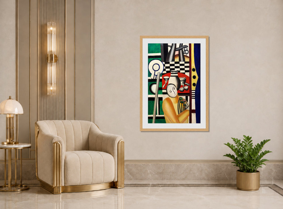 Fernand Léger, Femme dans un jardin — art deco roomset