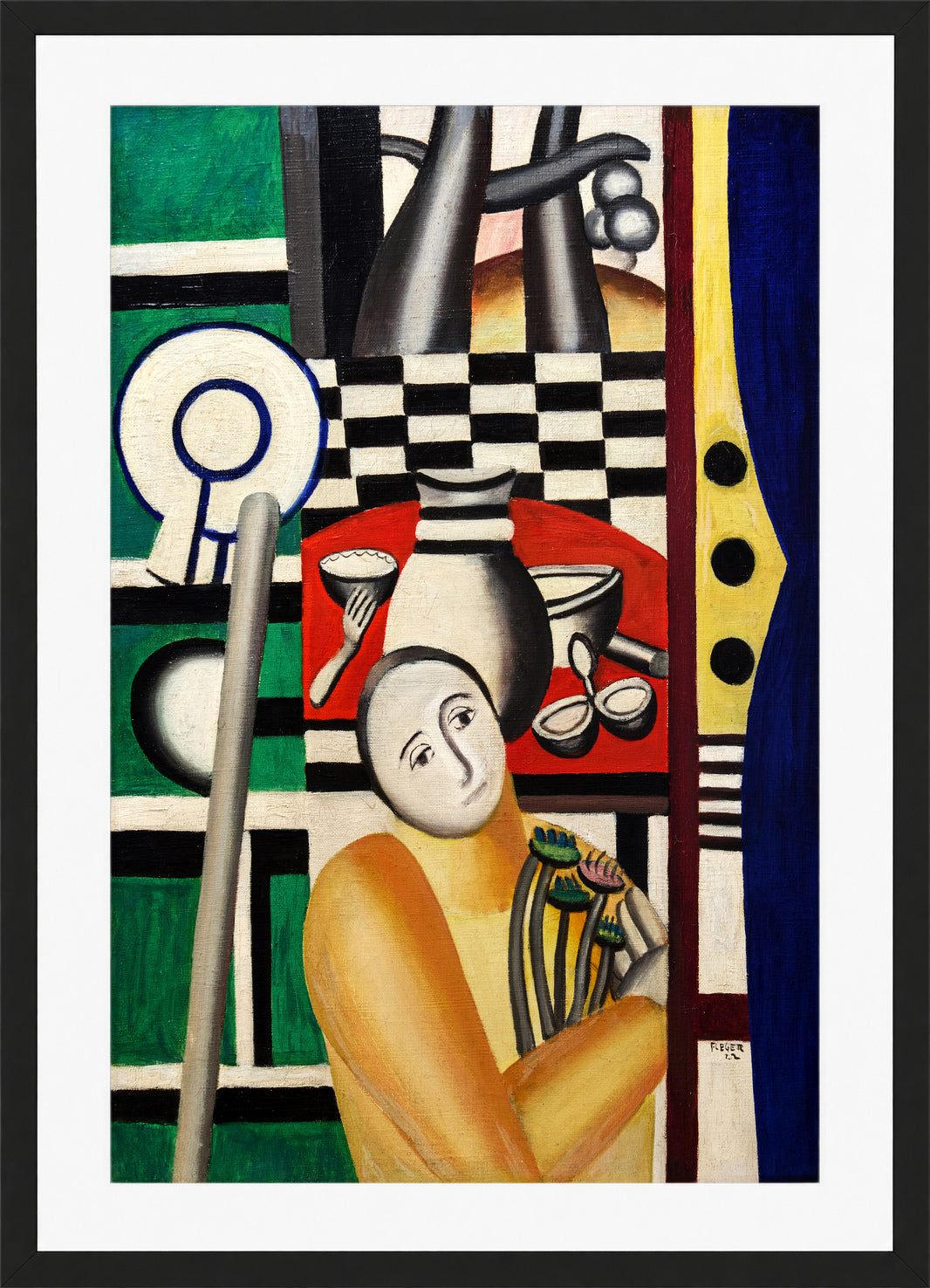 Fernand Léger, Femme dans un jardin — black frame