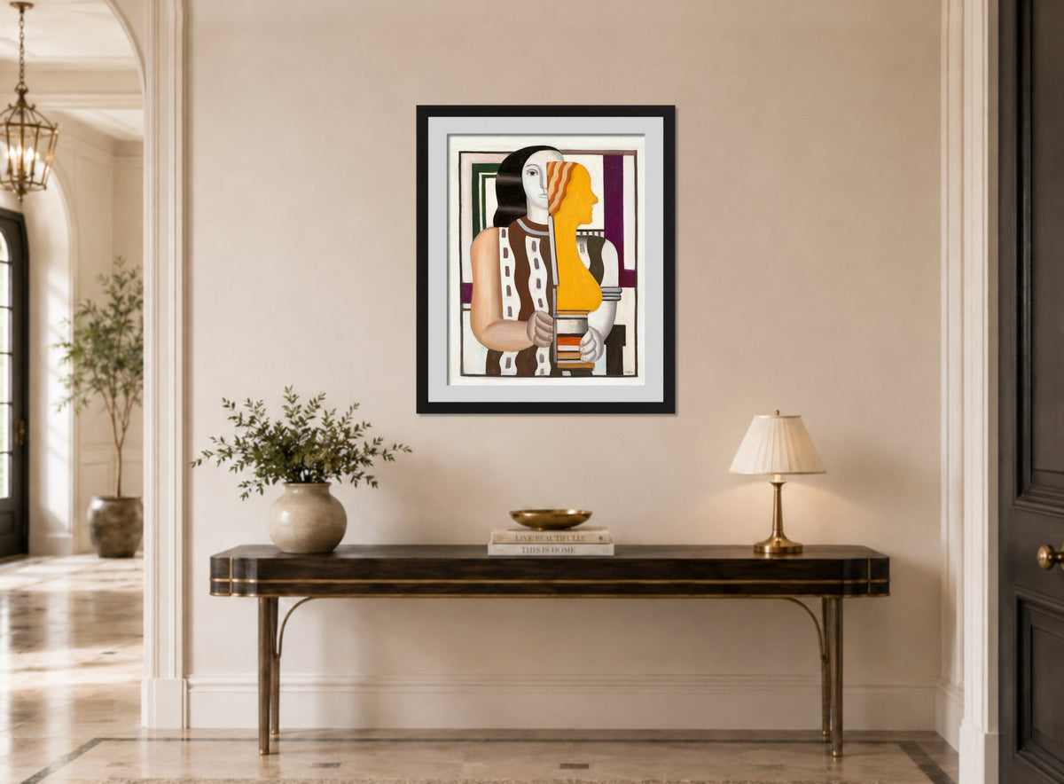 Fernand Léger, Femme portant une statuette — hallway