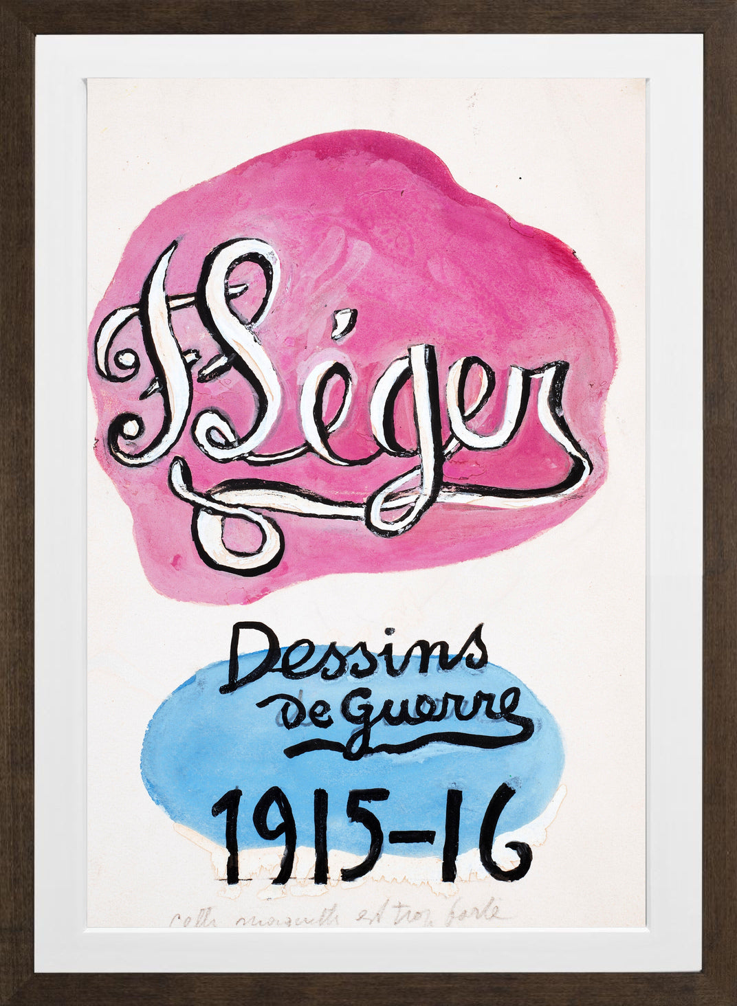 Fernand Léger, F. Léger — Dessins de guerre 1915–1916 — brown frame