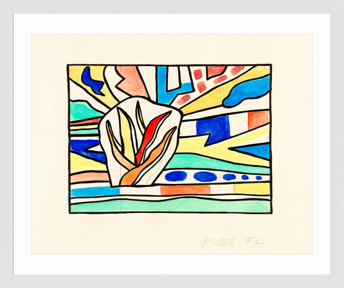 Fernand Léger, Gaz de France — white frame