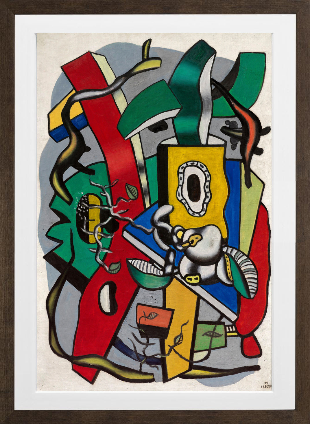 Fernand Léger, Grande nature morte — brown frame