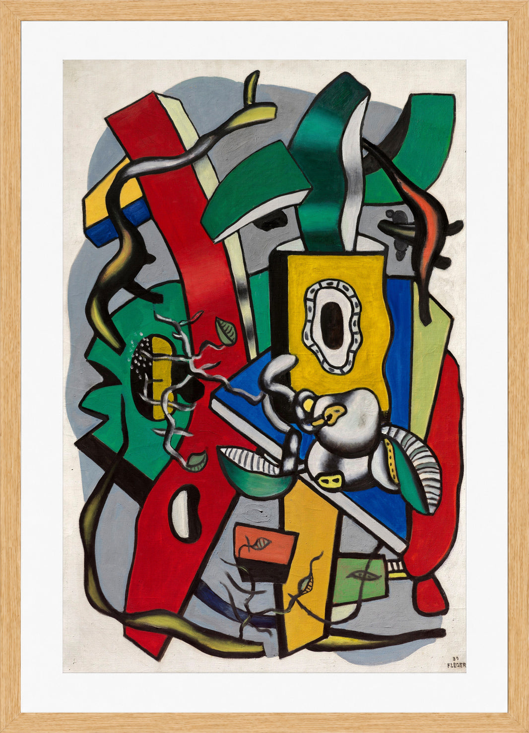 Fernand Léger, Grande nature morte — oak frame