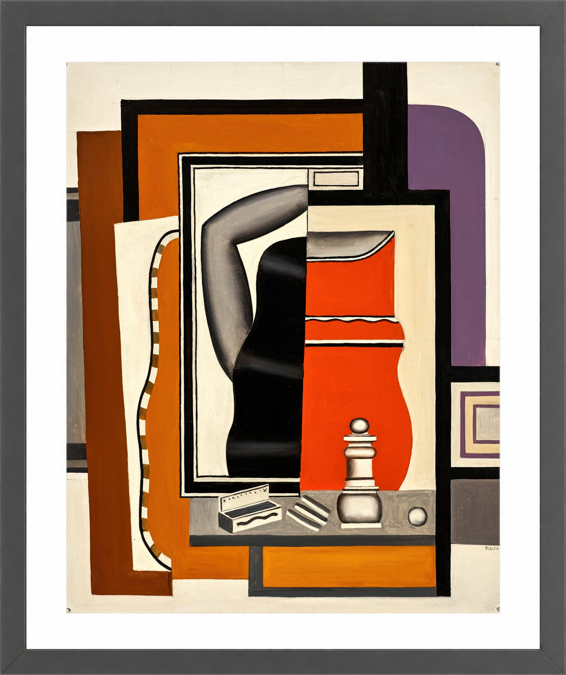 Fernand Léger, La femme à la toilette — dark grey frame