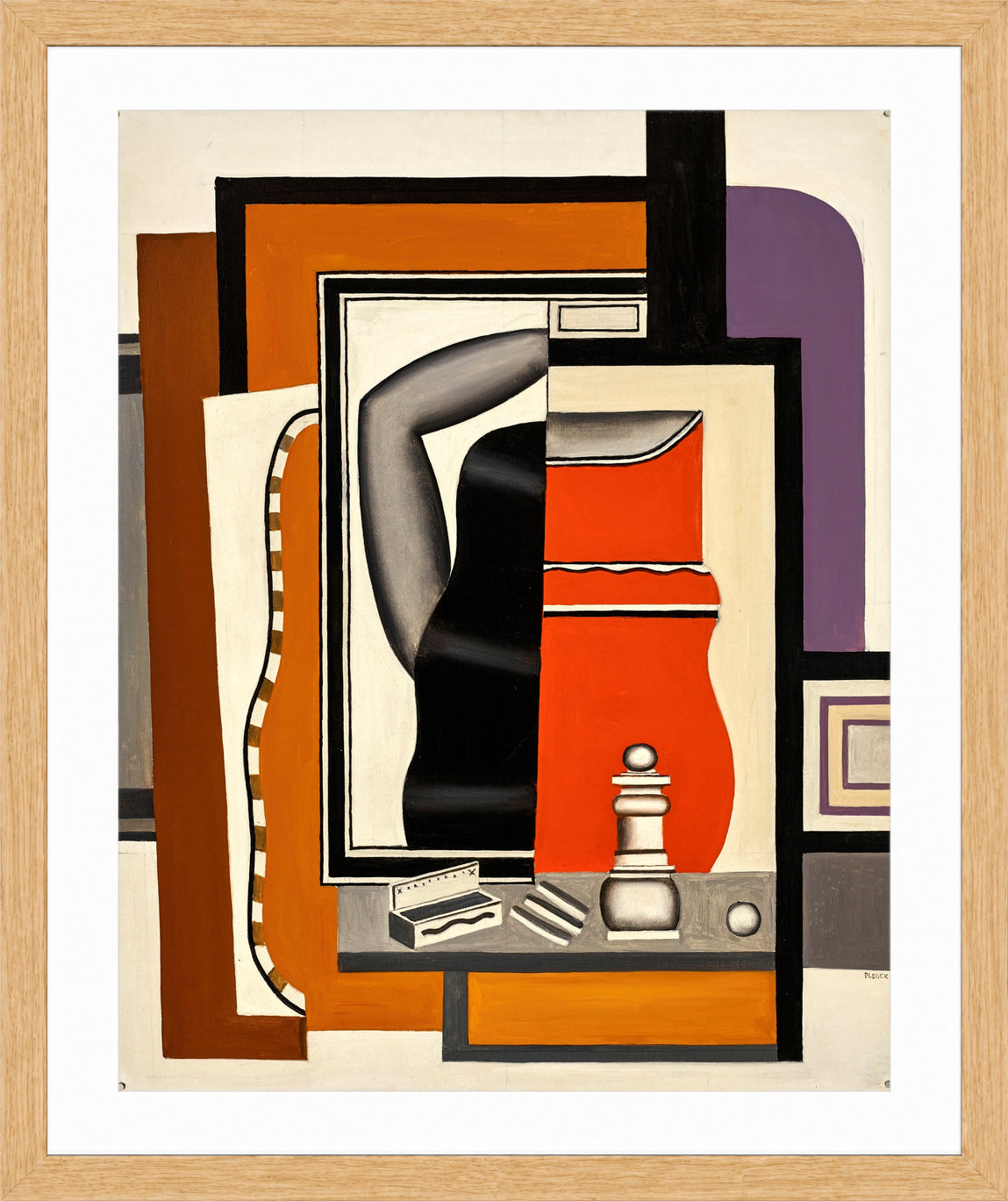 Fernand Léger, La femme à la toilette — oak frame