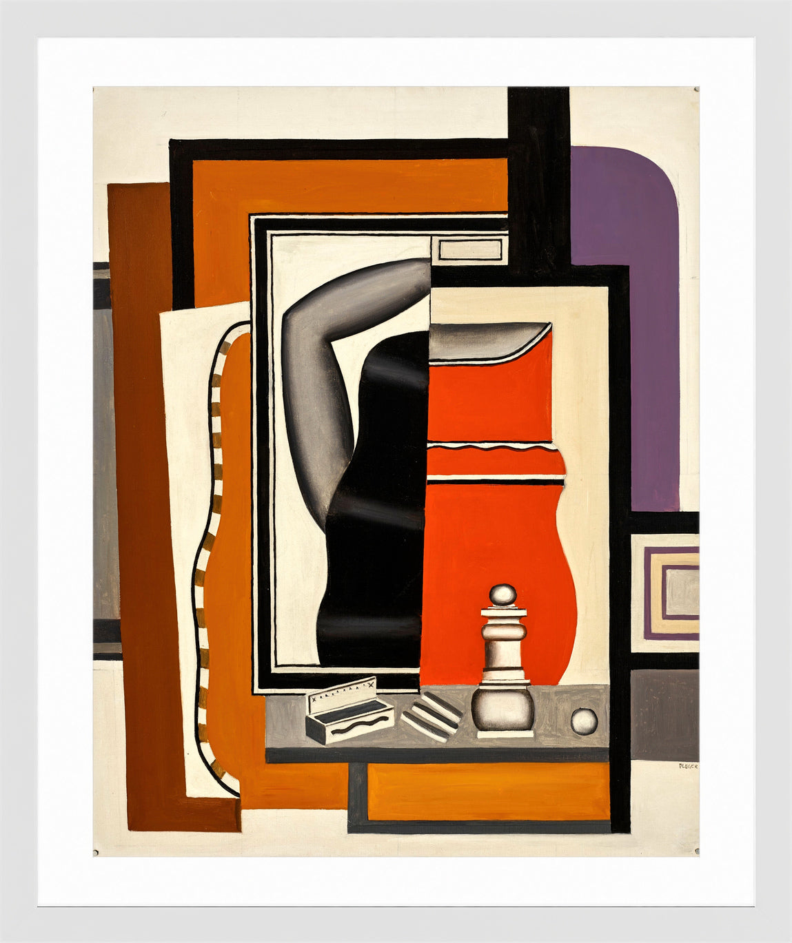 Fernand Léger, La femme à la toilette — white frame