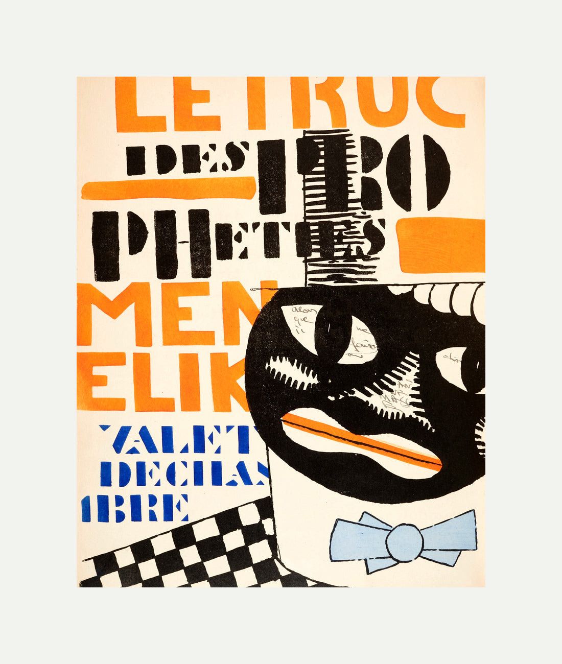Fernand Léger, La Fin du monde — Typographic Illustration — rolled canvas