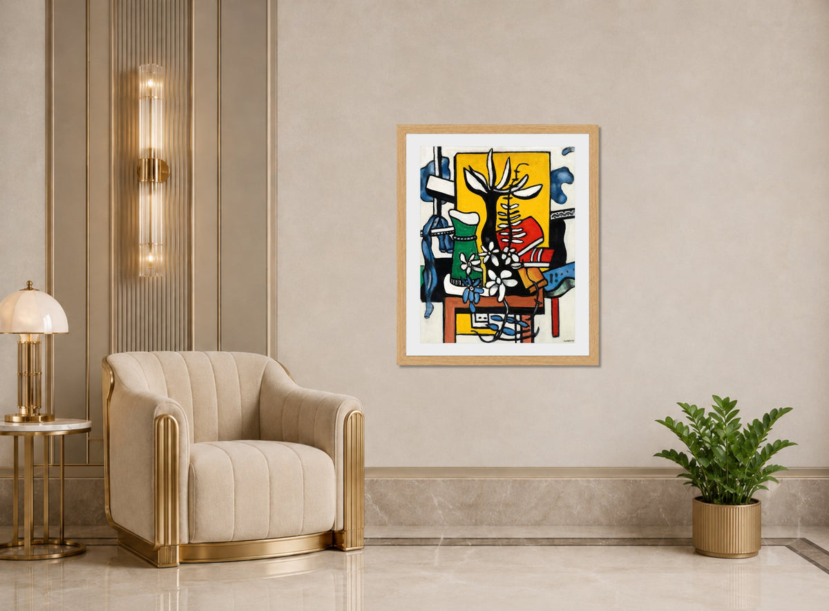 Fernand Léger, La fleur noire — art deco roomset