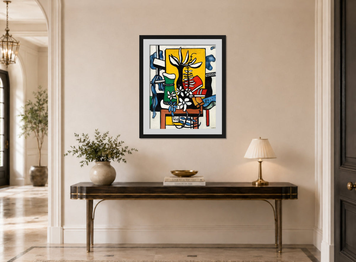 Fernand Léger, La fleur noire — hallway