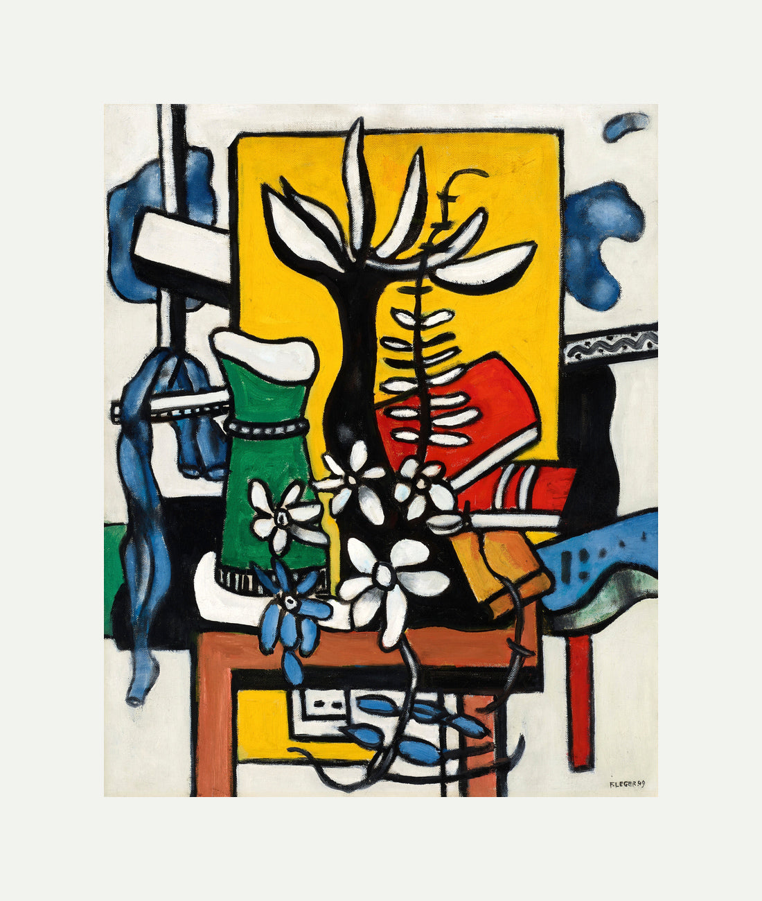 Fernand Léger, La fleur noire — rolled canvas
