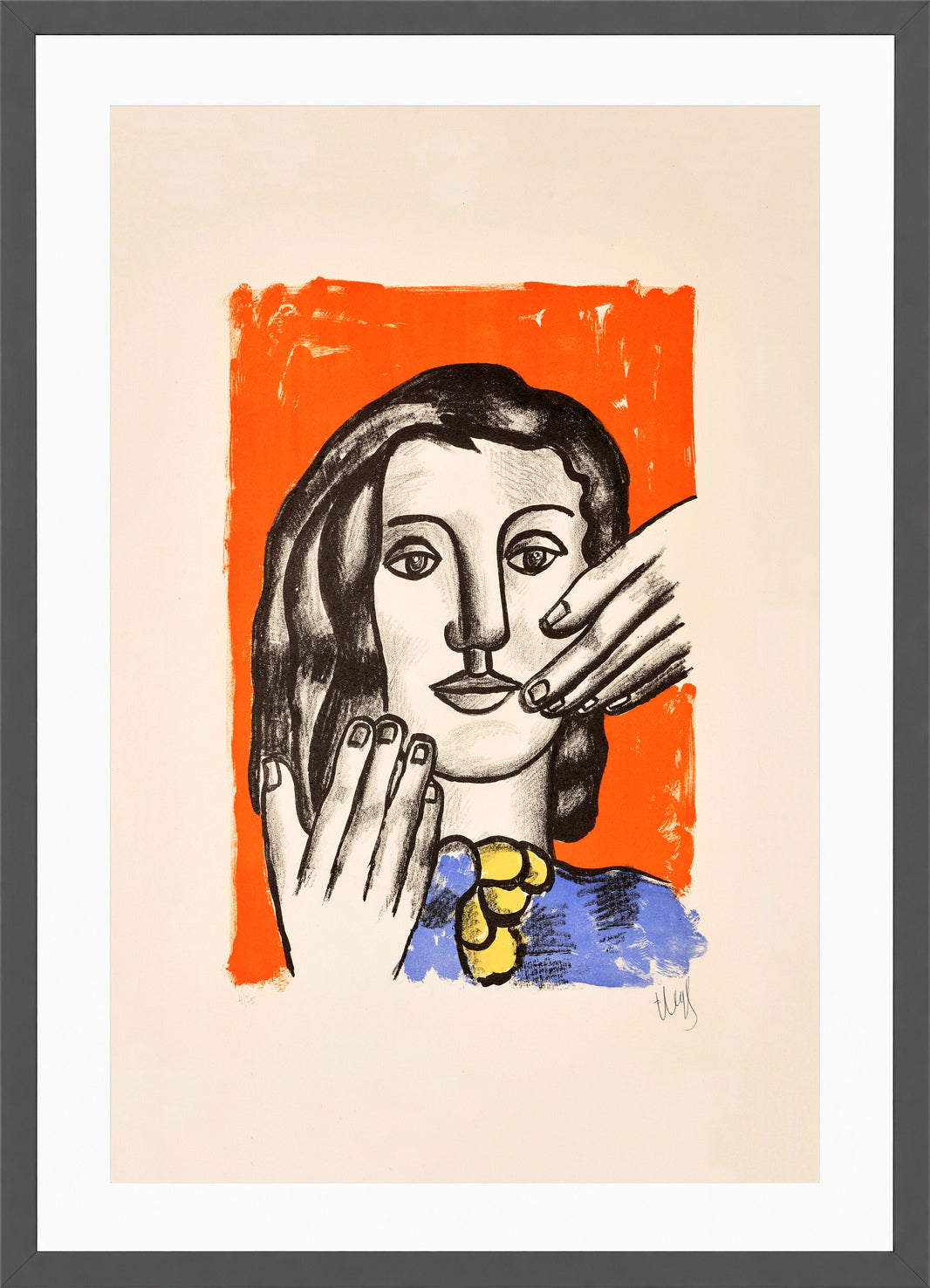 Fernand Léger, La Grande Margot — dark grey frame