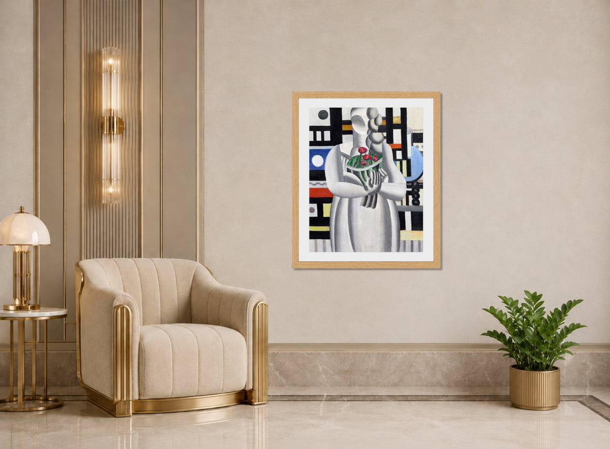 Fernand Léger, La Jeune fille au bouquet — art deco roomset