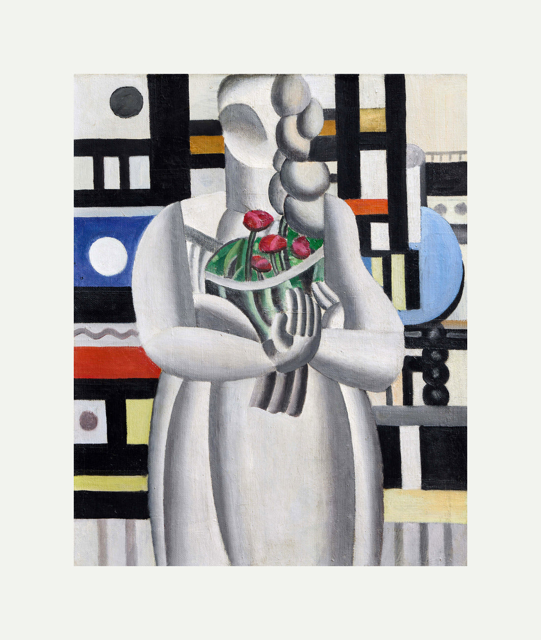 Fernand Léger, La Jeune fille au bouquet — rolled canvas
