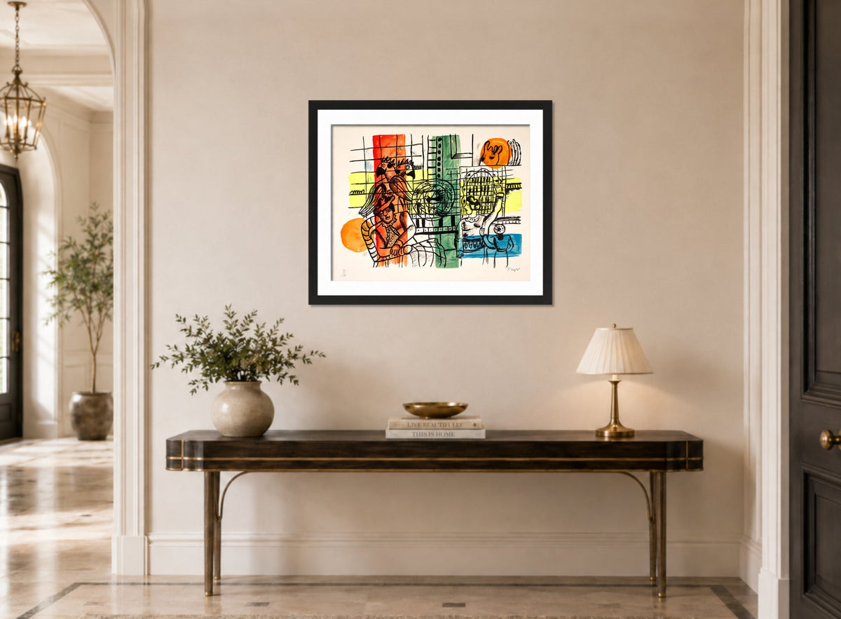 Fernand Léger, La Marchande d’oiseaux — hallway