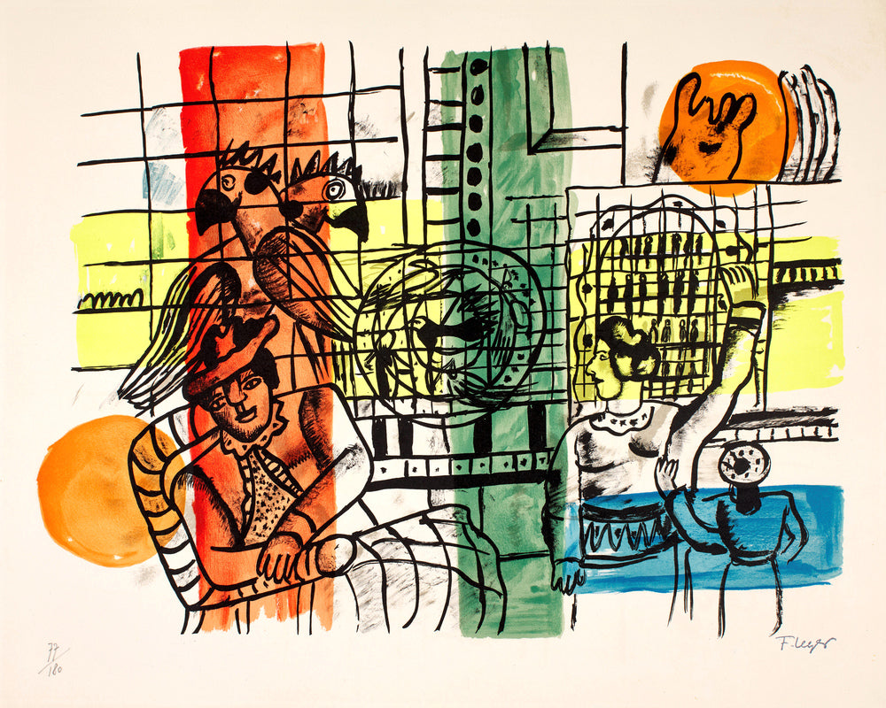 Fernand Léger, La Marchande d’oiseaux — unframed