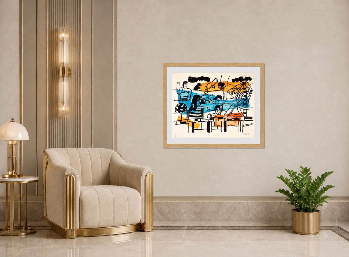 Fernand Léger, La Piscine — art deco roomset