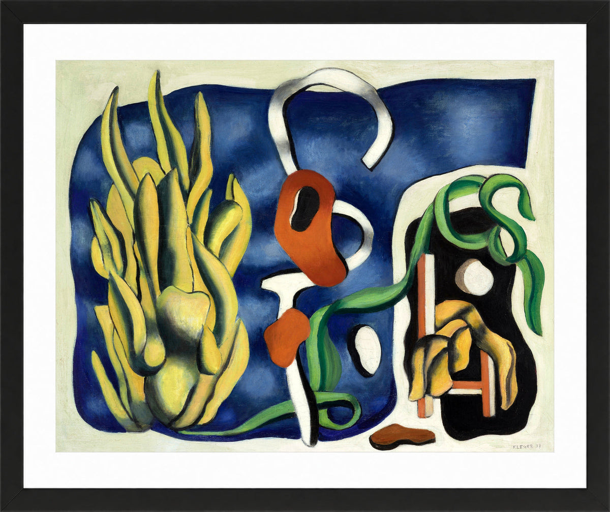 Fernand Léger, La plante jaune — black frame