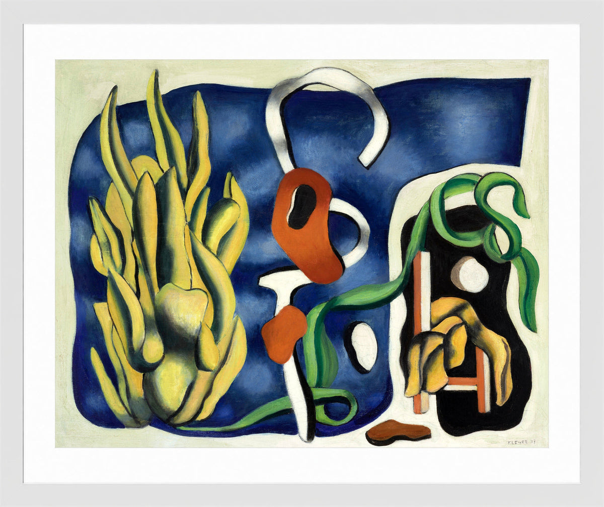 Fernand Léger, La plante jaune — white frame