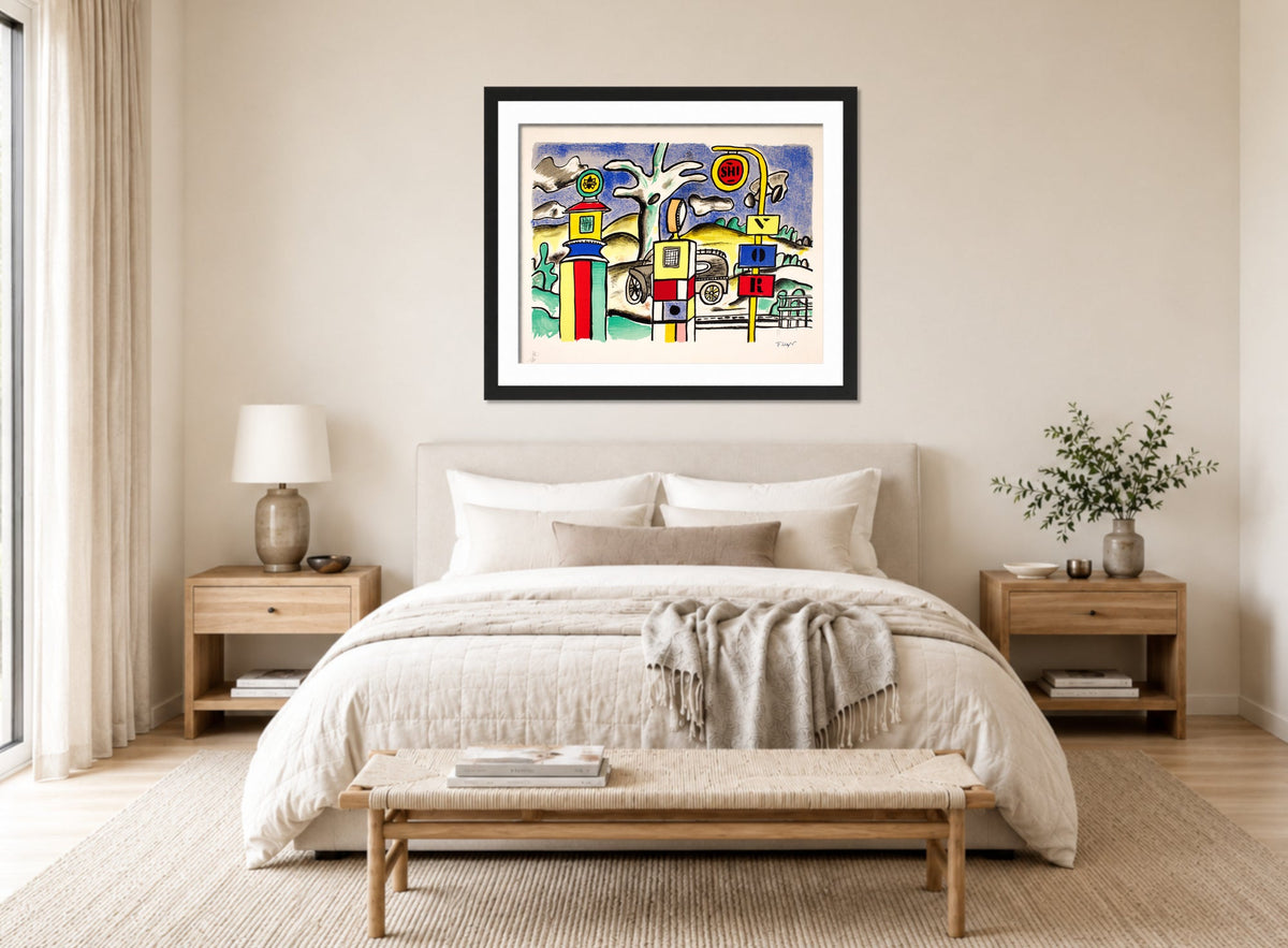 Fernand Léger, La pompe à essence — bedroom