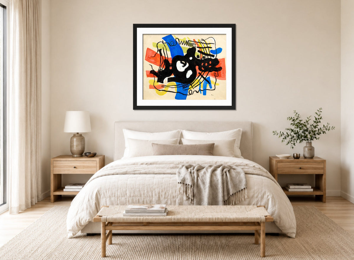 Fernand Léger, La racine noire — bedroom