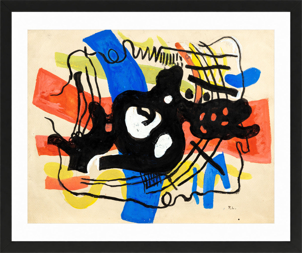 Fernand Léger, La racine noire — black frame