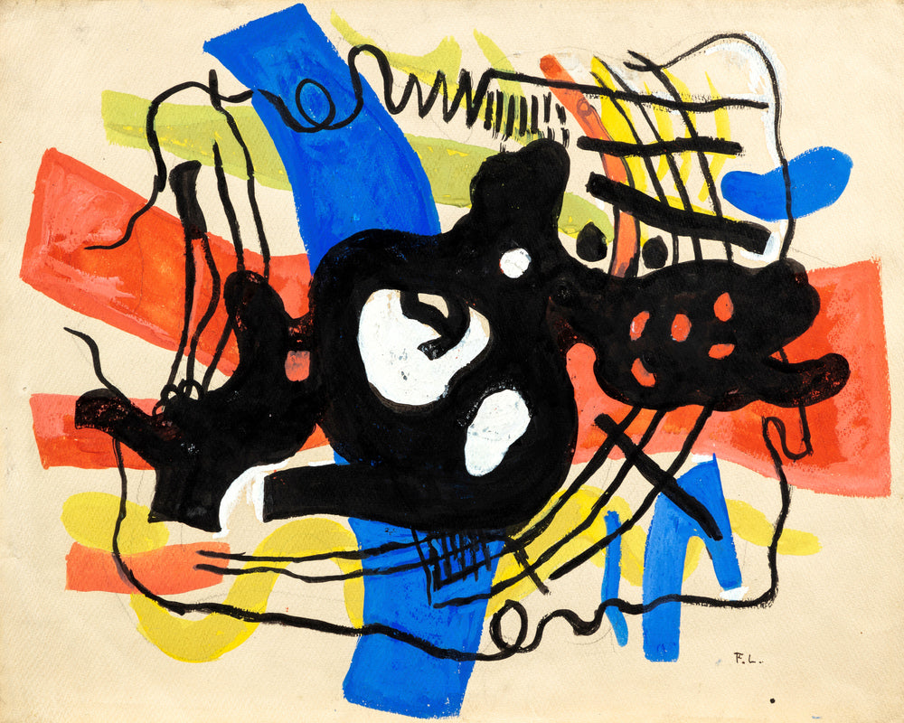 Fernand Léger, La racine noire — unframed