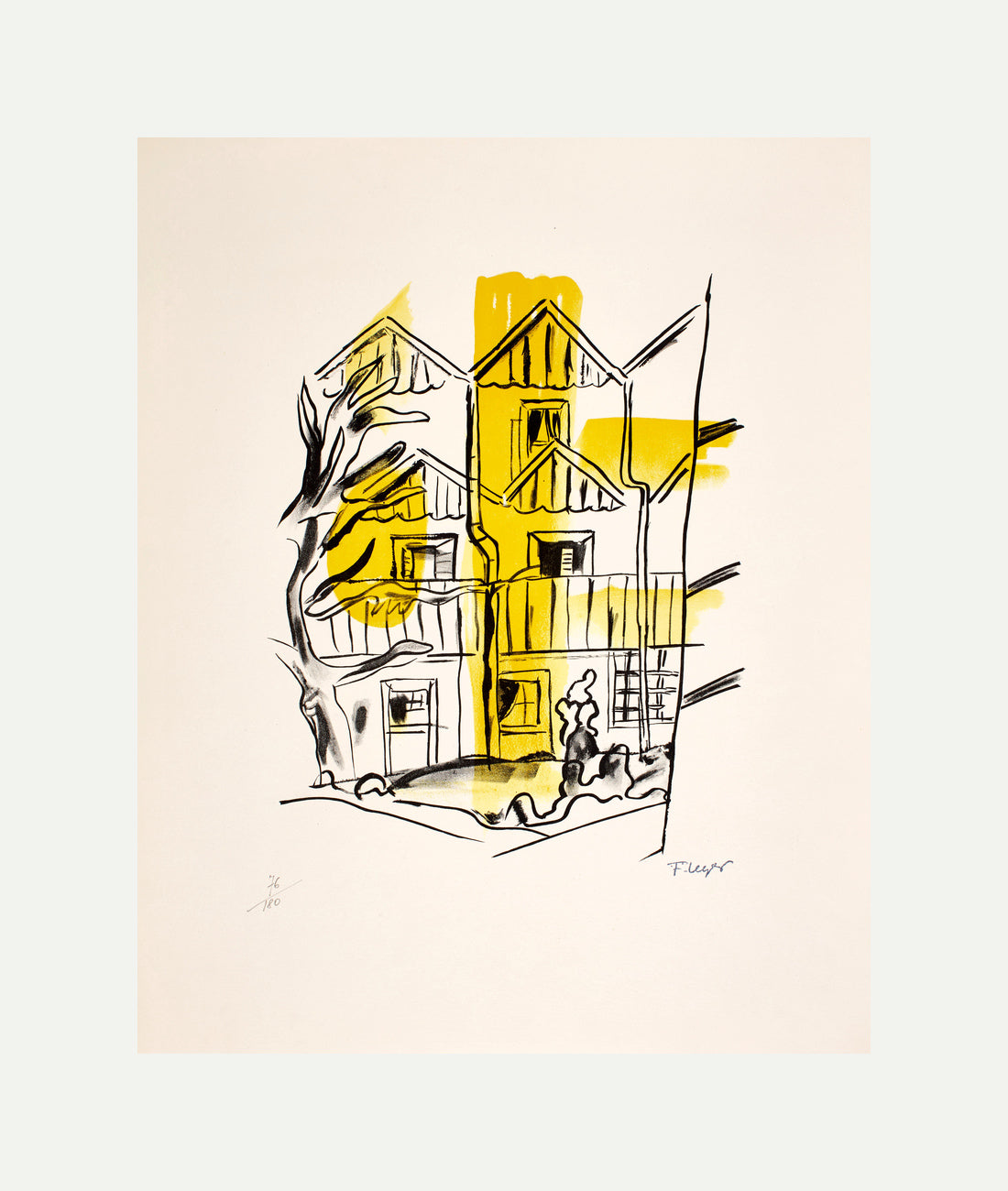 Fernand Léger, La Ruche — rolled canvas
