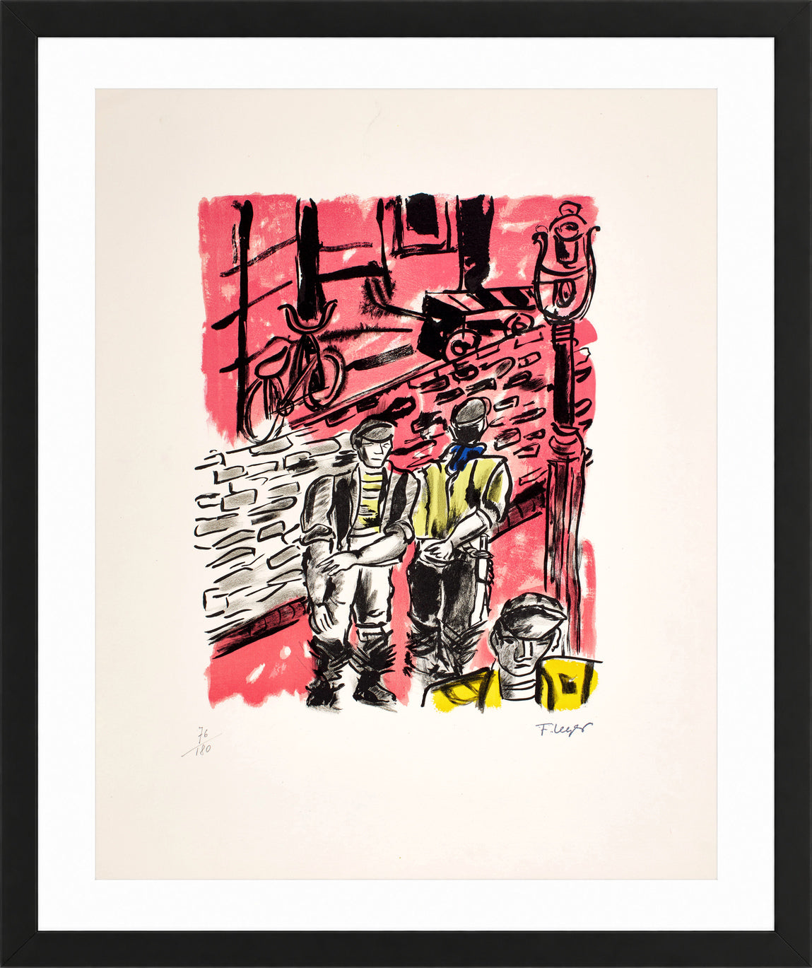 Fernand Léger, La Rue de Dantzig ou Les Abattoirs de Vaugirard — black frame