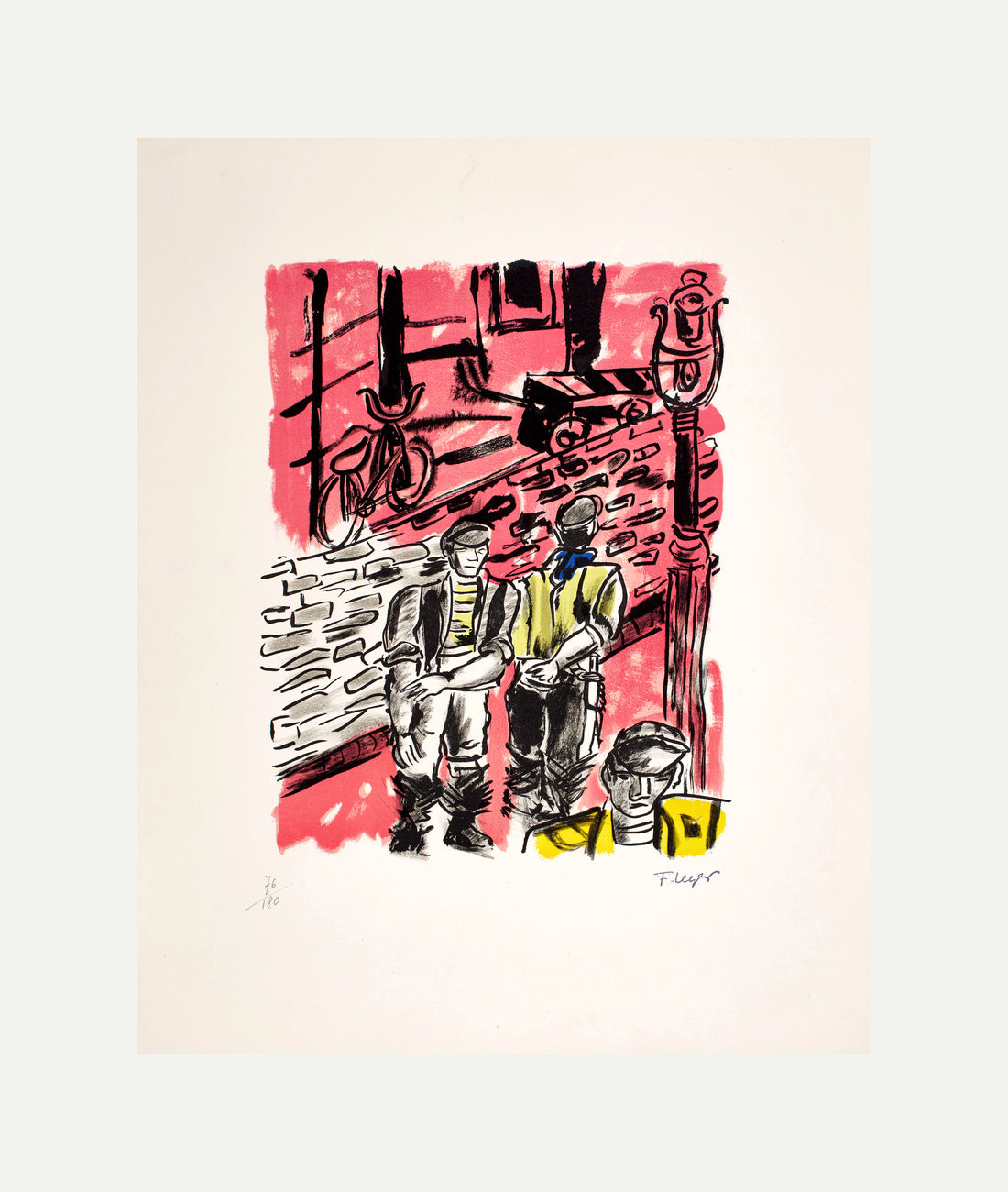 Fernand Léger, La Rue de Dantzig ou Les Abattoirs de Vaugirard — rolled canvas