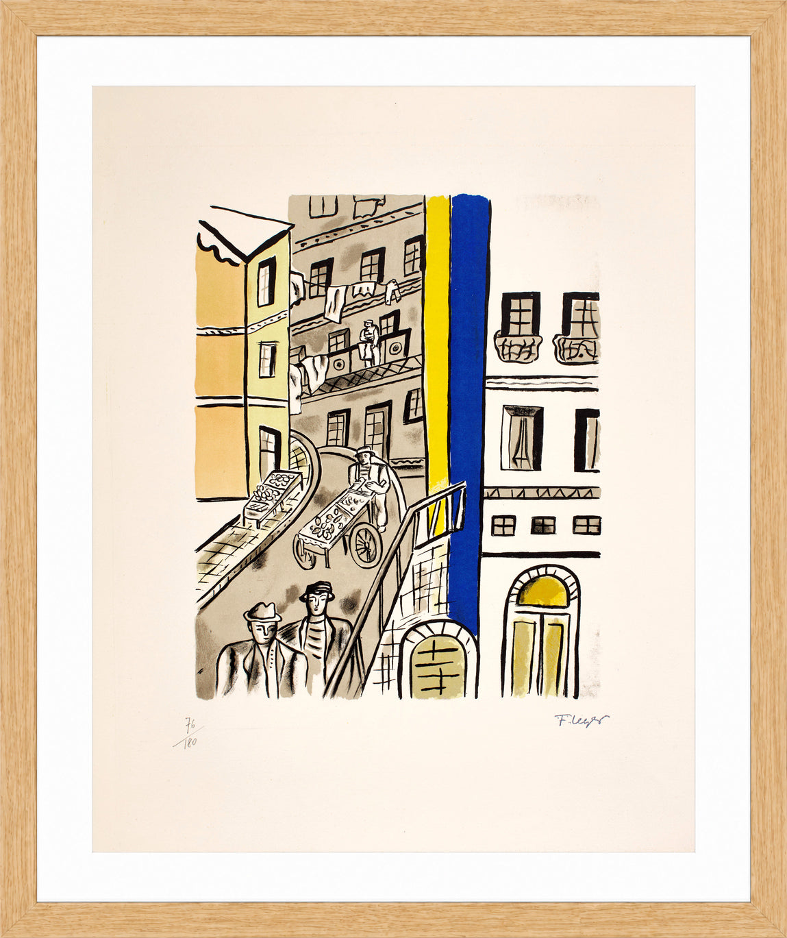 Fernand Léger, La rue — oak frame