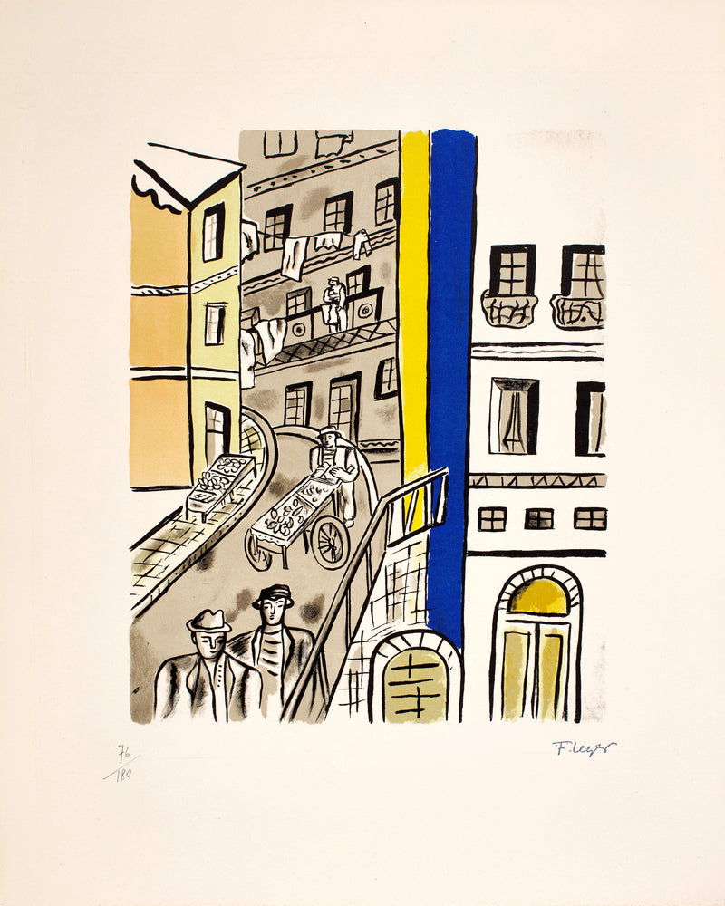 Fernand Léger, La rue — unframed